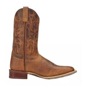 NEW DAN POST. men's rust rancher stockman western boots - extra wide in brown